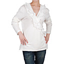 frills manches longues se chevauchaient liée Women's Sweaters (1001bc058-0736)