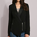 Long Sleeves Lapel Zipper Women's Jackets(0102bc001-0497)