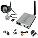 2.4GHz Wireless Night Vision Color Security Camera System with Microphone