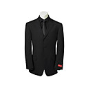 Single-Breasted 3 Button Center-Vented Notch Lapel Wool Groom Wear/ Tuxedo/ Men's Suit Jacket and Pants