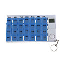 7-píldora del día caja del gabinete al día recordatorio de la alarma del temporizador LCD (ceg8100)