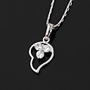 Platinum-Like CZ Cubic Zirconia Necklace (0292-00209-36)