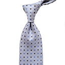 100% Silk Arrow Dyed Saika Gray Tie Groom Wear Accessories