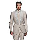 Single-Breasted 2 Button Side-vented Shawl Lapel Wool Groom Wear/ Tuxedo/ Men's Suit Jacket and Pants(PMSSXZ0087)