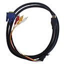 HDMI  3RCA Cable