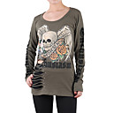perline trafitto scheletro dipinto t-shirt / t-shirt (8501bd001-0736)