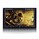 7" Digital-Screen Slide Down Panel 2 Din In-Dash Car DVD-Rotating Menu-ATSC-GPS-RDS-Bluetooth-Ipod-PIP-Steering Wheel Control