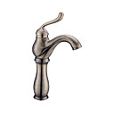 mitigeur en laiton antique Centerset lavabo robinet (0567-hy1837c)