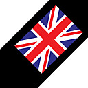 Gran Bretaña bandera nacional pegatina de coches - 12 cm (szc5080)