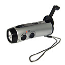 4-in-1 Dynamo Flashlight with AM/FM Radio and Siren (QW090)