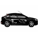 elegante de lótus todo carro decalcomania autocolante corpo (szc5126)