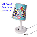 usb lâmpada de mesa de alimentação com ventilador de arrefecimento (qw071)