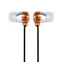 Stereo In-Ear Earphones (Orange/Silver)