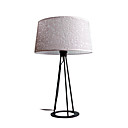 Modern Style PVC Fabric Lampshade Iron Base Table Lamp(0925-422-2)