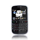 W9000 double carte bi-bande quad caméra wifi tv qwerty clavier du mobile à écran tactile noir (2 Go Carte TF) (sz00720893)