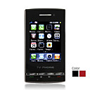 f095 Dual Karte Dual-Kamera Quad-Band-TV Flat Touch Screen Handy schwarz (2GB TF Karte) (sz00720896)