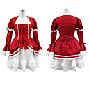Red Lolita Cosplay Costume
