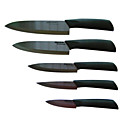 haute qualité en céramique couteau ensemble des 5 pièces (0773-BC-tua2034567-BK)