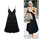 paris hilton stijl / topje v hals drfess / dames jurken (ff-1802bg006-0736)