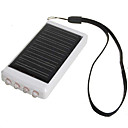 Solar Powered 1000mAh Rechargeable Portable Emergency Power with Phone Adapters + 4-LED Light