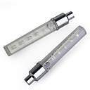 rgb conduit 5-7-mode inoxydable feux de roue en acier pour les motos et voitures (2-pack)