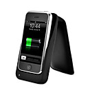 Battery Charger + Holder with Stereo Speakers for iPhone (Black)