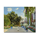 Handmade The Artist's House at Argenteuil Painting  by Claude Monet (0192-YCF103483)