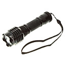 uniquefire UF-DT1 XP crie-e-Q3 160-lumière chaude lampe de poche à LED blanche avec bracelet - noir (1 * 18 650)
