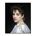 handgemaakt portret van Gabrielle drienza 1890 door William Adolphe Bouguereau (0192-ycf103614)