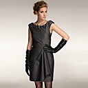 Gathered Round Neckline And Wasit Design Sleeveless Dress / Women's Dresses (FF-A-BI0853002)