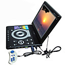 12.3-pulgadas reproductor portátil de DVD con función de TV, puerto USB, 3-en-1 lector de tarjetas, juegos (tra535)