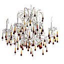 Crystal Chandelier with 8 lights - Neuschwanstein Design
