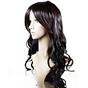 Capless Extra Long High Quality Synthetic Natural Look Auburn Curly Hair Wig