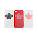 National Flag Pattern Protective Backside Case Cover for iPhone(Canada)(3 Colors Per Pack)(CZAH214)