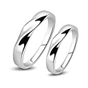 Chic 925 Sterling Silver His & Hers Rings (Set of 2)