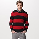 Stripe Crewneck Pullover Cashmere / Men's Cashmere Sweaters
