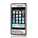 t737b double carte tv double caméra wifi tactile de téléphone portable noir et brun (carte 2GB TF) (szmc0058)