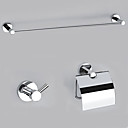 elegantie heldere nikkel 3-delige badkamer accessoire set (0.605 tot 0.507 duizend +0501 +0510)