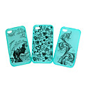 Leather Case for iPhone4- Blue Series (3 Colors Per Pack) (CZAH388)