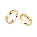 elegante cz / Legierung 18k vergoldet Mode-Ring (0986-y009)