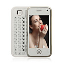 yphone 168 de doble tarjeta de tv wifi qwerty java 3.2 pulgadas de pantalla táctil teléfono celular blanco (tarjeta de 2GB TF) (sz09890105)