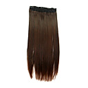 24 pollici marrone staight clip-in hair extension
