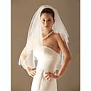 2 Layers Elbow Length Wedding Veil (TS025)