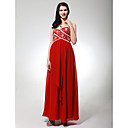 Chiffon Matte Satin Empire Sweetheart Sweep/ Brush Train Evening Dress inspired by Cannes Film Festival