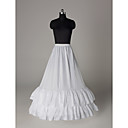 Nylon A-Line Medium Fullness 2 Tier Floor-length Slip Style/ Wedding Petticoats
