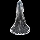 Una capa de longitud de la catedral de velo de novia (ts057) 600cm de longitud