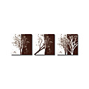 Hand-painted Abstract Oil Painting with Stretched Frame - Set of 3