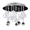 K9 cristal encastré avec 6 lumières