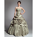 Ballkleid Schatz bodenlangen Taft prom / Abendkleid