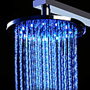 20 pollici in acciaio inox soffione doccia con luce led cambia colore